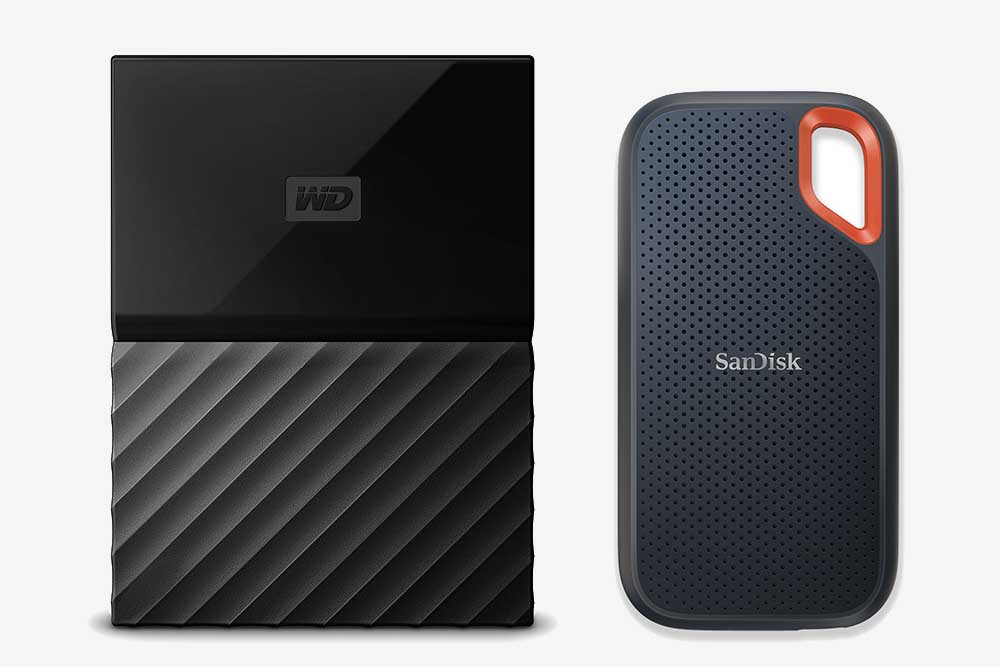 Hard drives, two styles